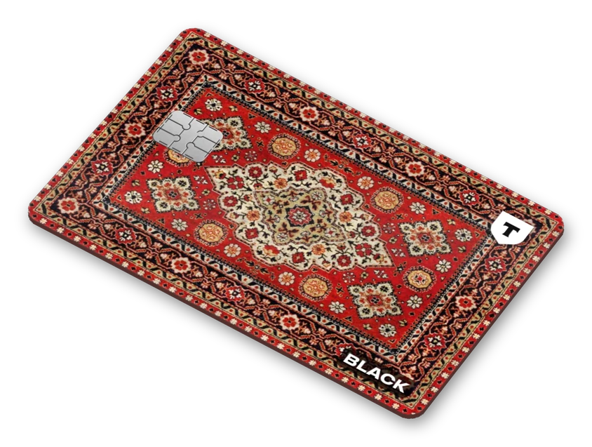Карта Black с советским ковром